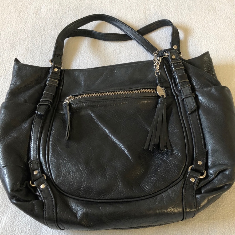 OLIVIA HARRIS BLACK TOTE